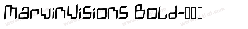 MarvinVisions Bold字体转换